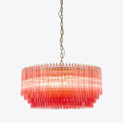 Lustre tambour en verre Amaro Piccolo