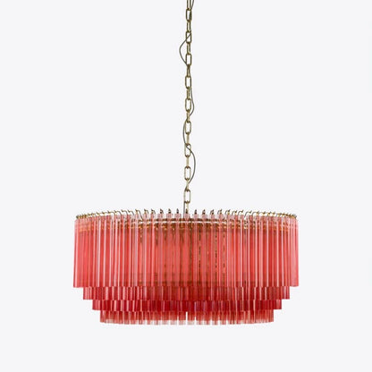 Lustre tambour en verre Amaro Piccolo