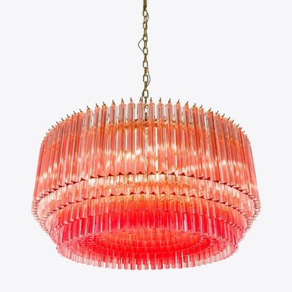 Lustre tambour en verre Amaro Piccolo
