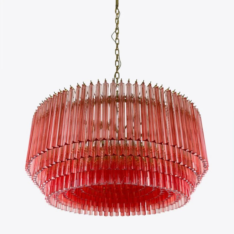 Lustre tambour en verre Amaro Piccolo