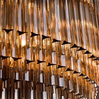 Lustre tambour en verre Amaro Piccolo