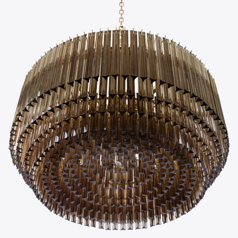 Lustre tambour en verre Amaro Piccolo