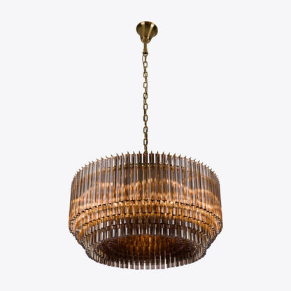 Lustre tambour en verre Amaro Piccolo