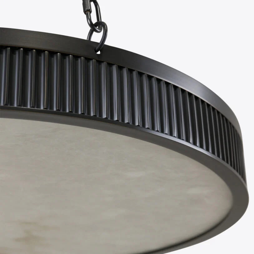 Lustre Plafonnier en Albâtre Chaplin