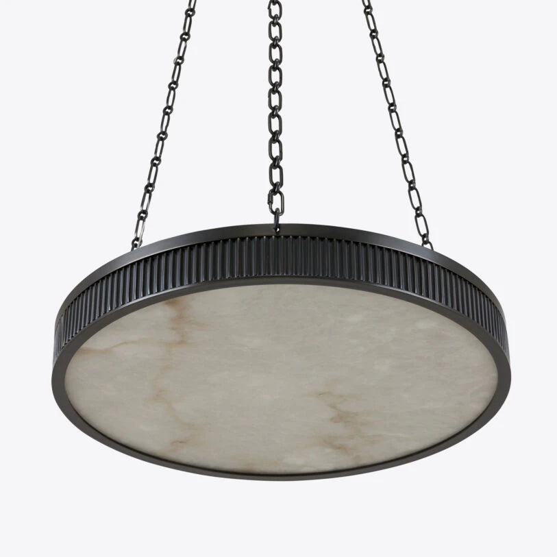 Lustre Plafonnier en Albâtre Chaplin