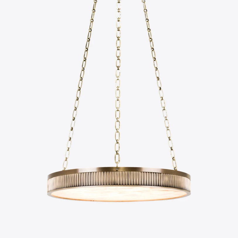 Lustre Plafonnier en Albâtre Chaplin