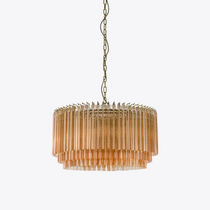 Lustre tambour en verre Amaro Piccolo