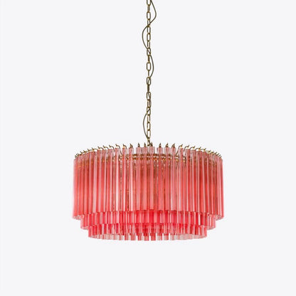 Lustre tambour en verre Amaro Piccolo