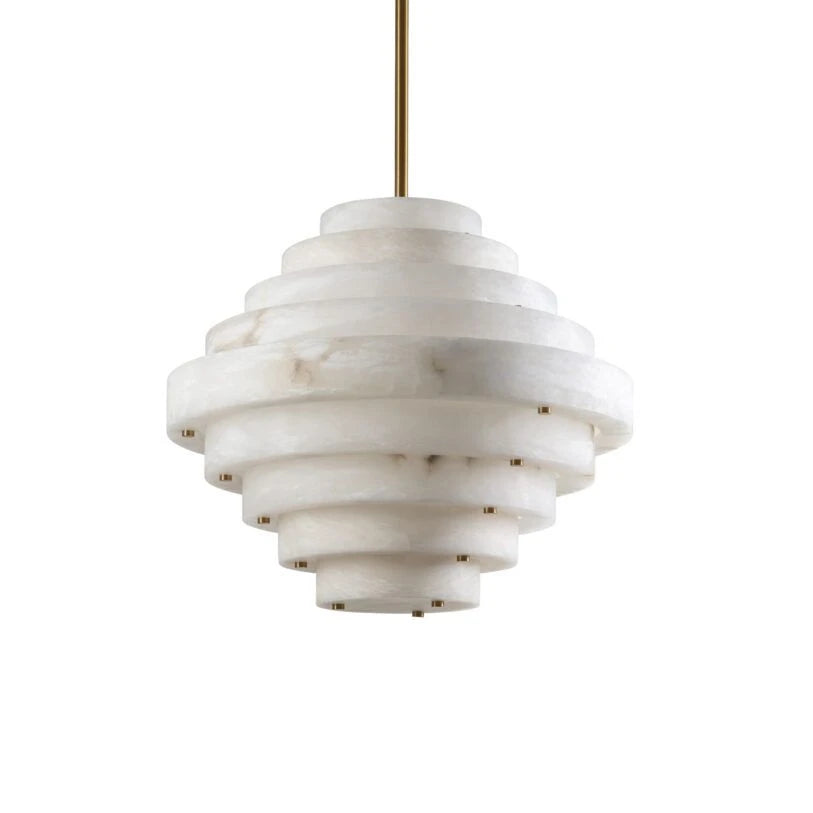 Lustre en albâtre de Neptune