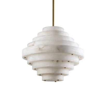 Lustre en albâtre de Neptune