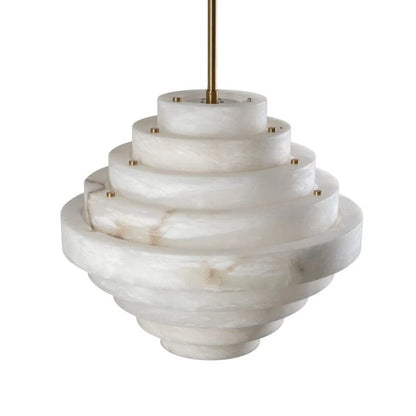 Lustre en albâtre de Neptune