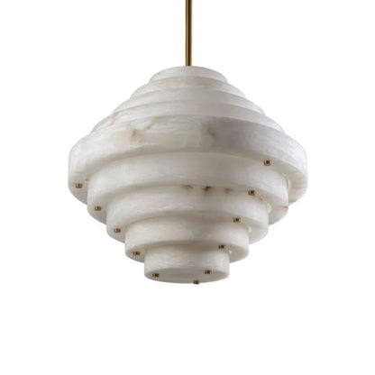 Lustre en albâtre de Neptune