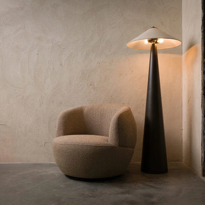 Icon Floor Lamp with Fabric Shade