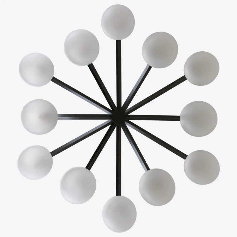 Geneva Sand Blasted Glass Chandelier