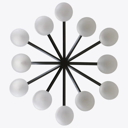 Geneva Sand Blasted Glass Chandelier