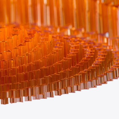 Lustre tambour en verre Amaro Piccolo