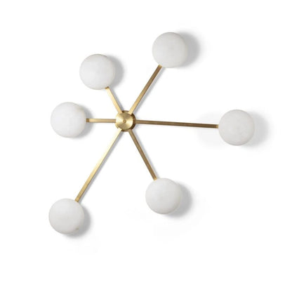 Applique/plafonnier Rossi Sputnik en albâtre