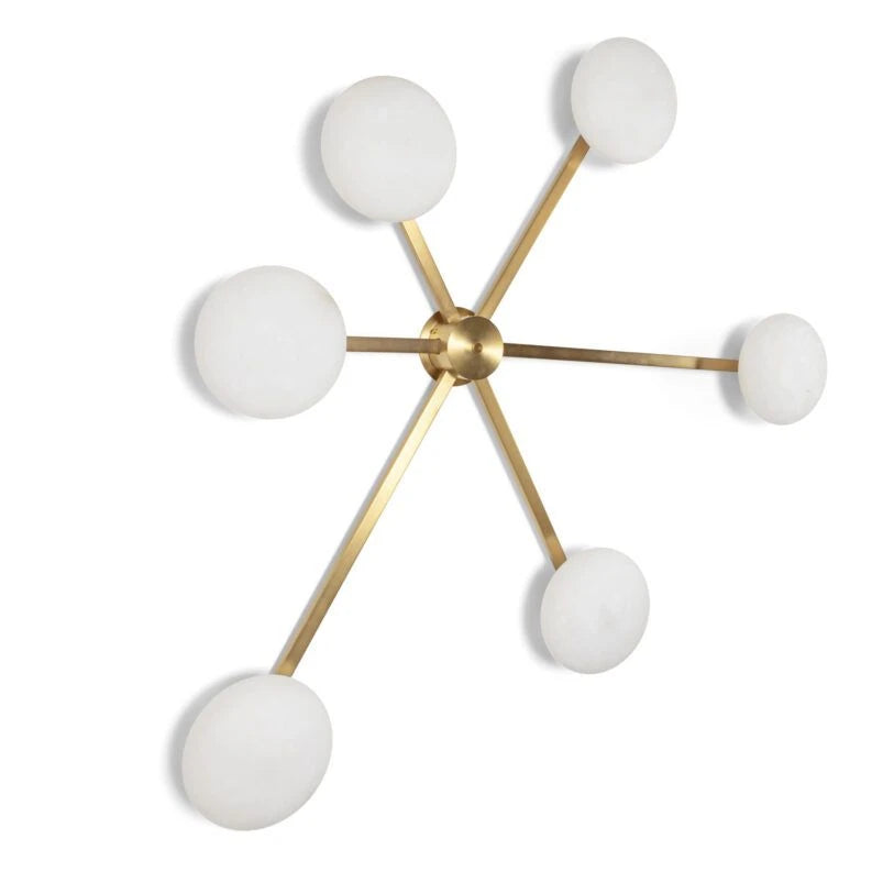 Applique/plafonnier Rossi Sputnik en albâtre