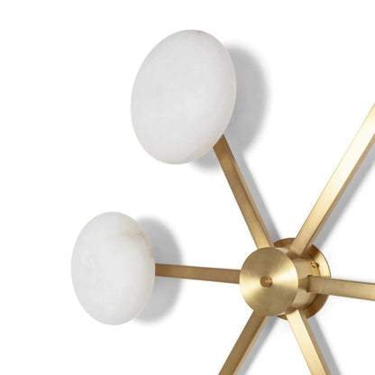 Applique/plafonnier Rossi Sputnik en albâtre
