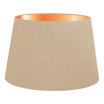Abat-jour cylindrique français en coton mastic