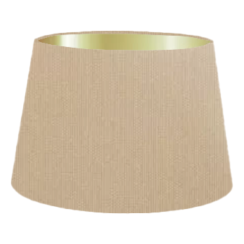 Abat-jour cylindrique français en coton mastic
