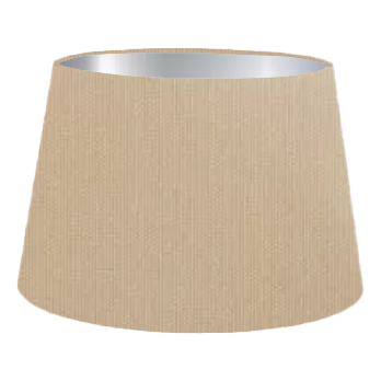 Abat-jour cylindrique français en coton mastic