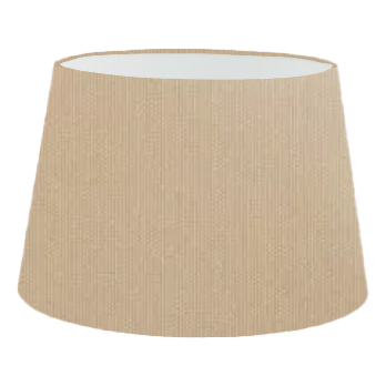 Abat-jour cylindrique français en coton mastic