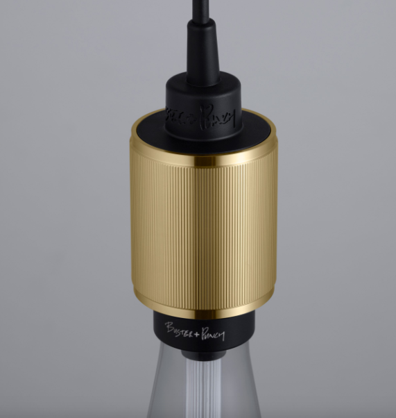 Buster + Punch Heavy Metal Pendant Brass Detail