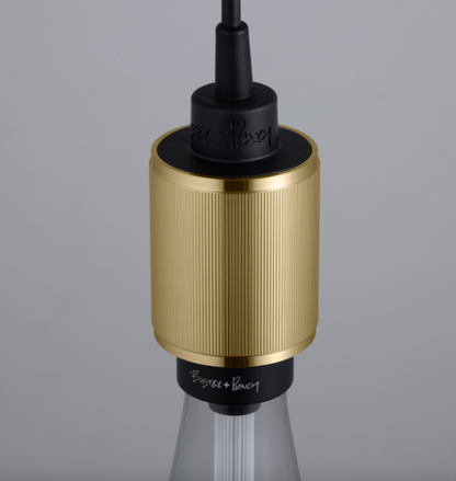 Buster + Punch Heavy Metal Pendant Brass Detail