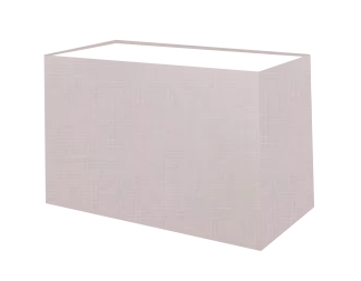 Abat-jour rectangulaire en coton rose