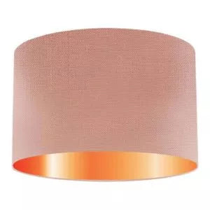 Abat-jour tambour en soie Sunset