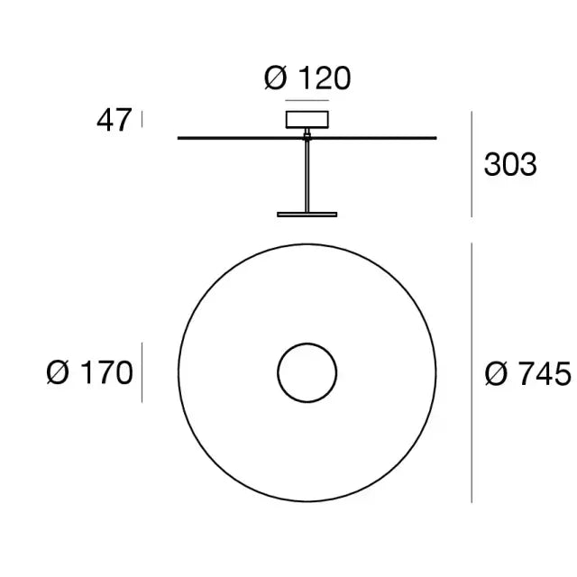 Stilo_S Ceiling Light