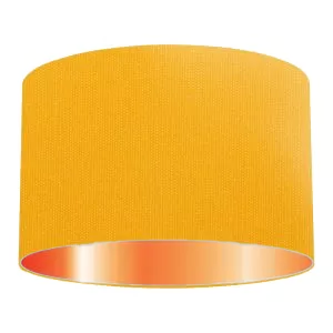 Abat-jour cylindrique en coton Sunshine