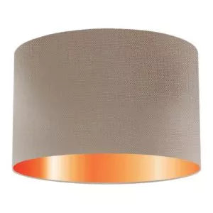 Abat-jour tambour en soie Thyme