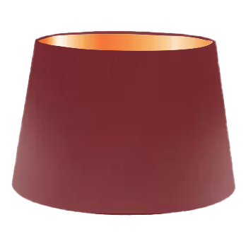 Abat-jour tambour français en soie couleur vin