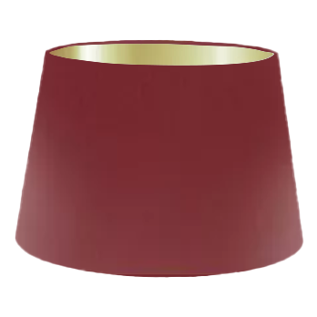 Abat-jour tambour français en soie couleur vin