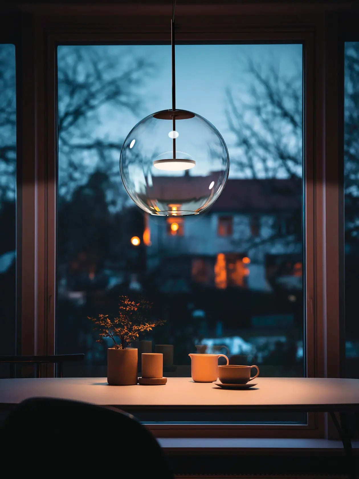 Cristalbolla_S Glass Ceiling Light