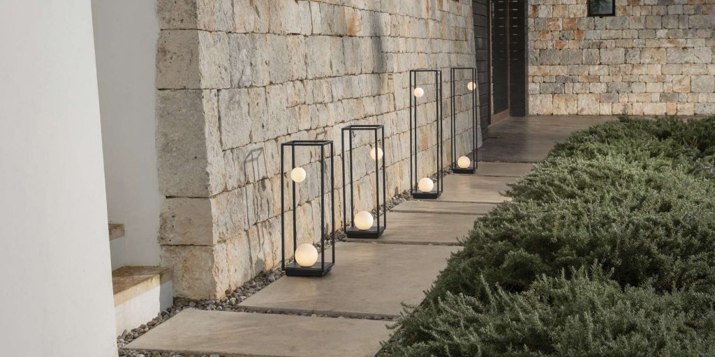 Lampadaire haut Abachina à 2 lumières IP20 / IP65