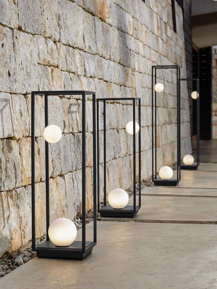 Lampadaire haut Abachina à 2 lumières IP20 / IP65