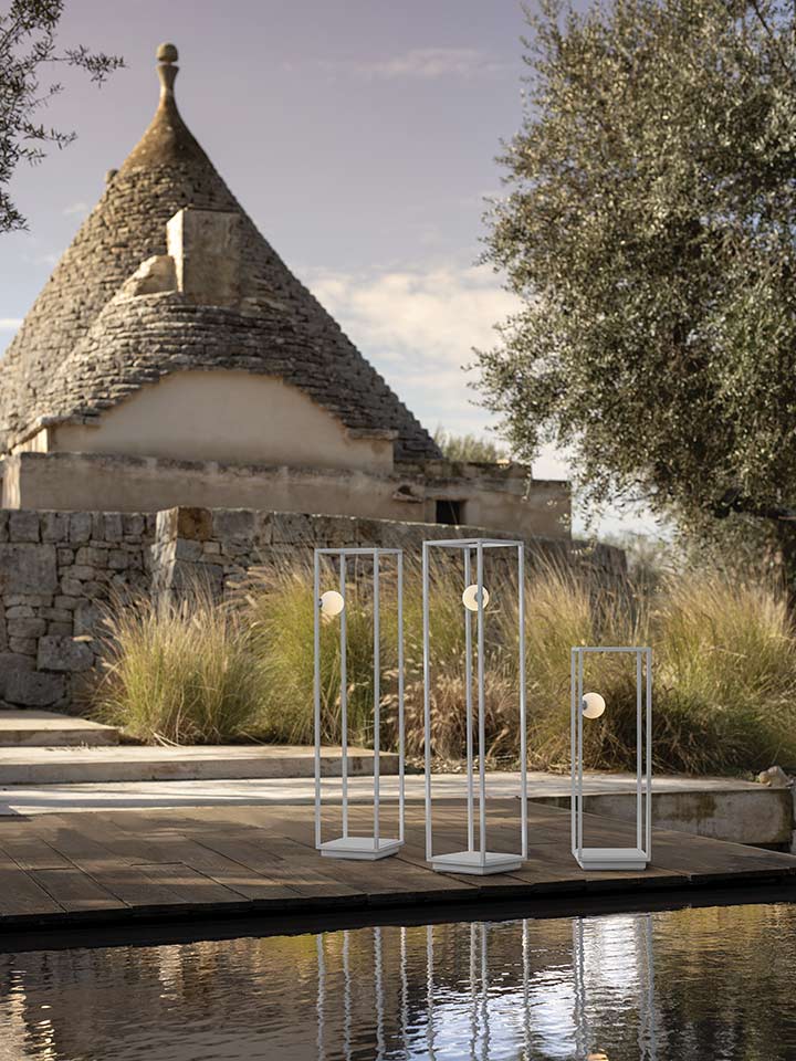 Lampadaire haut Abachina à 2 lumières IP20 / IP65