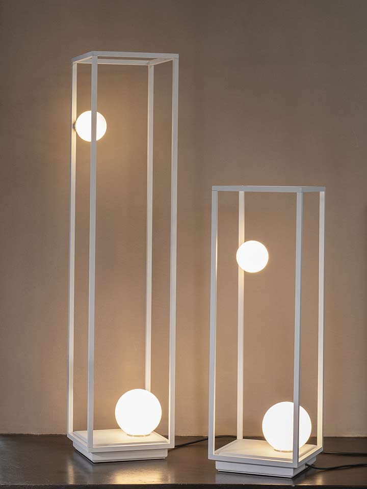 Lampadaire haut Abachina à 2 lumières IP20 / IP65