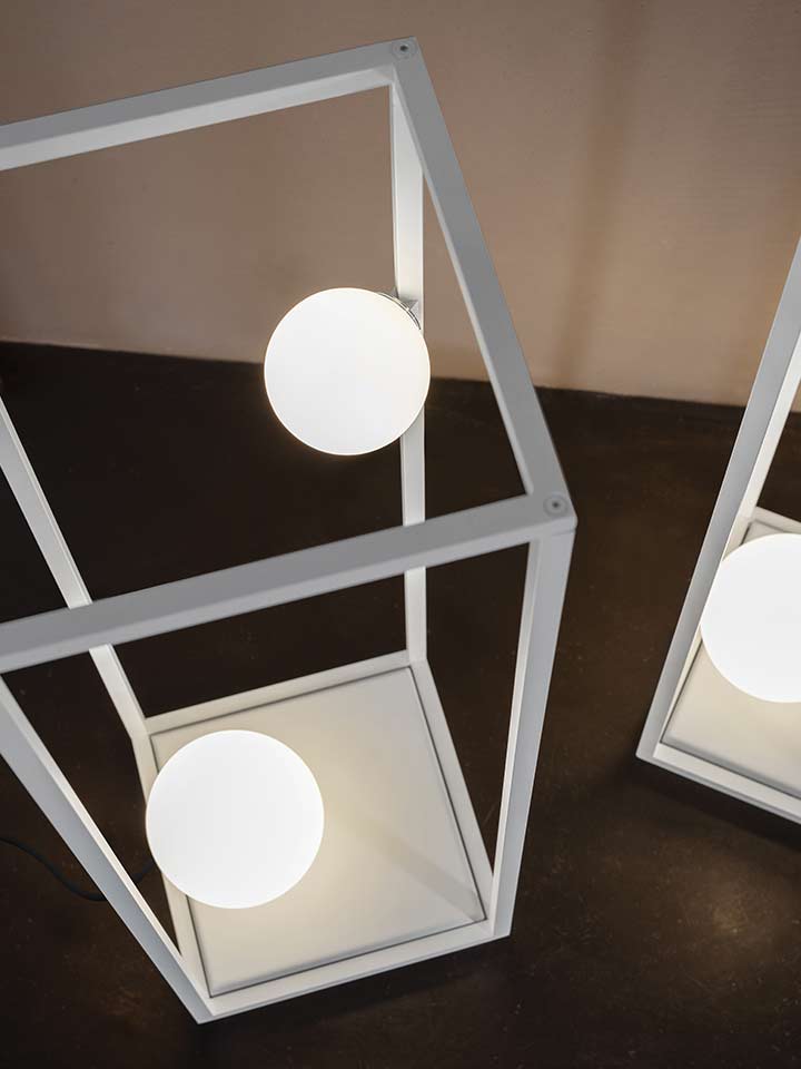 Lampadaire haut Abachina à 2 lumières IP20 / IP65