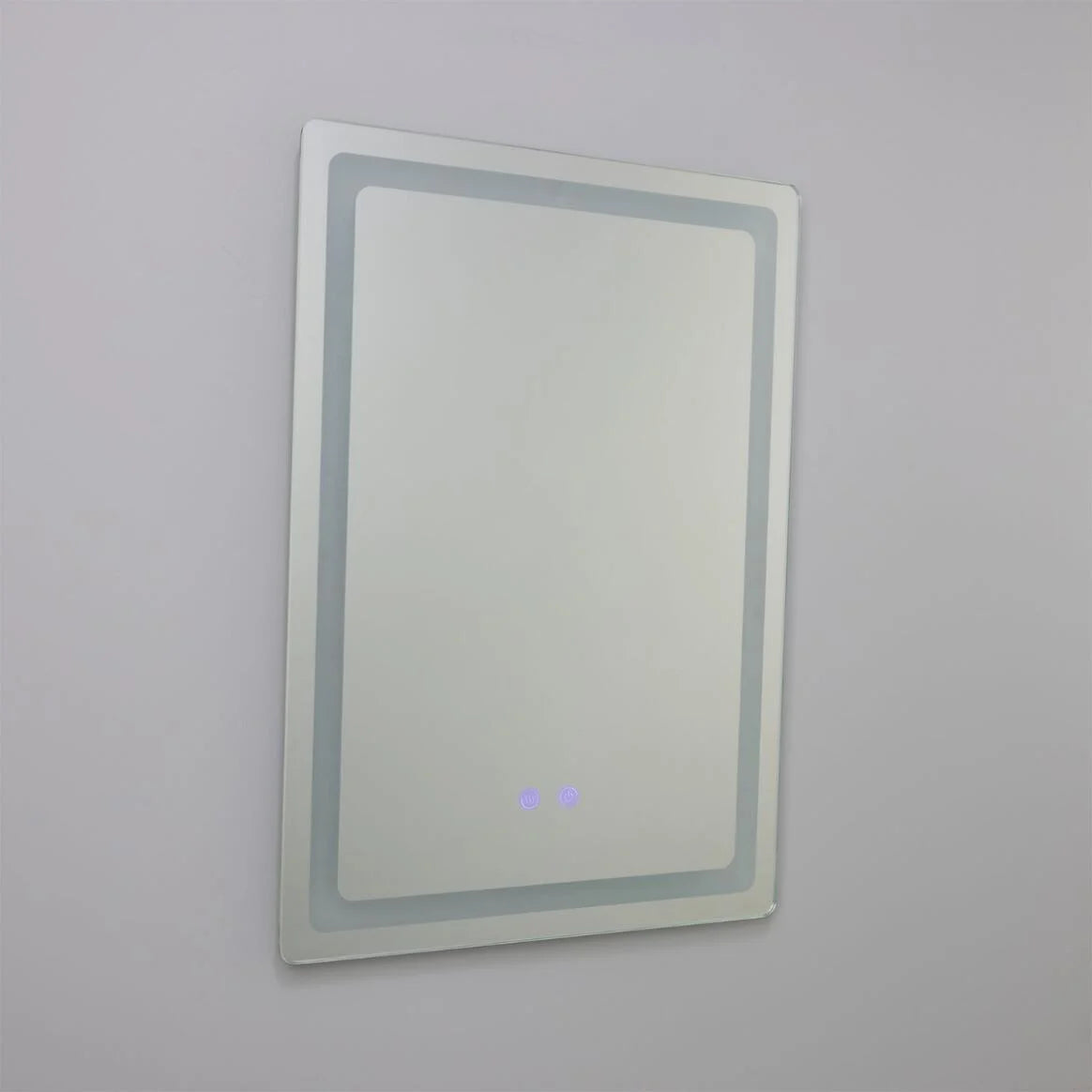 Miroir de salle de bain rectangulaire à LED Seia
