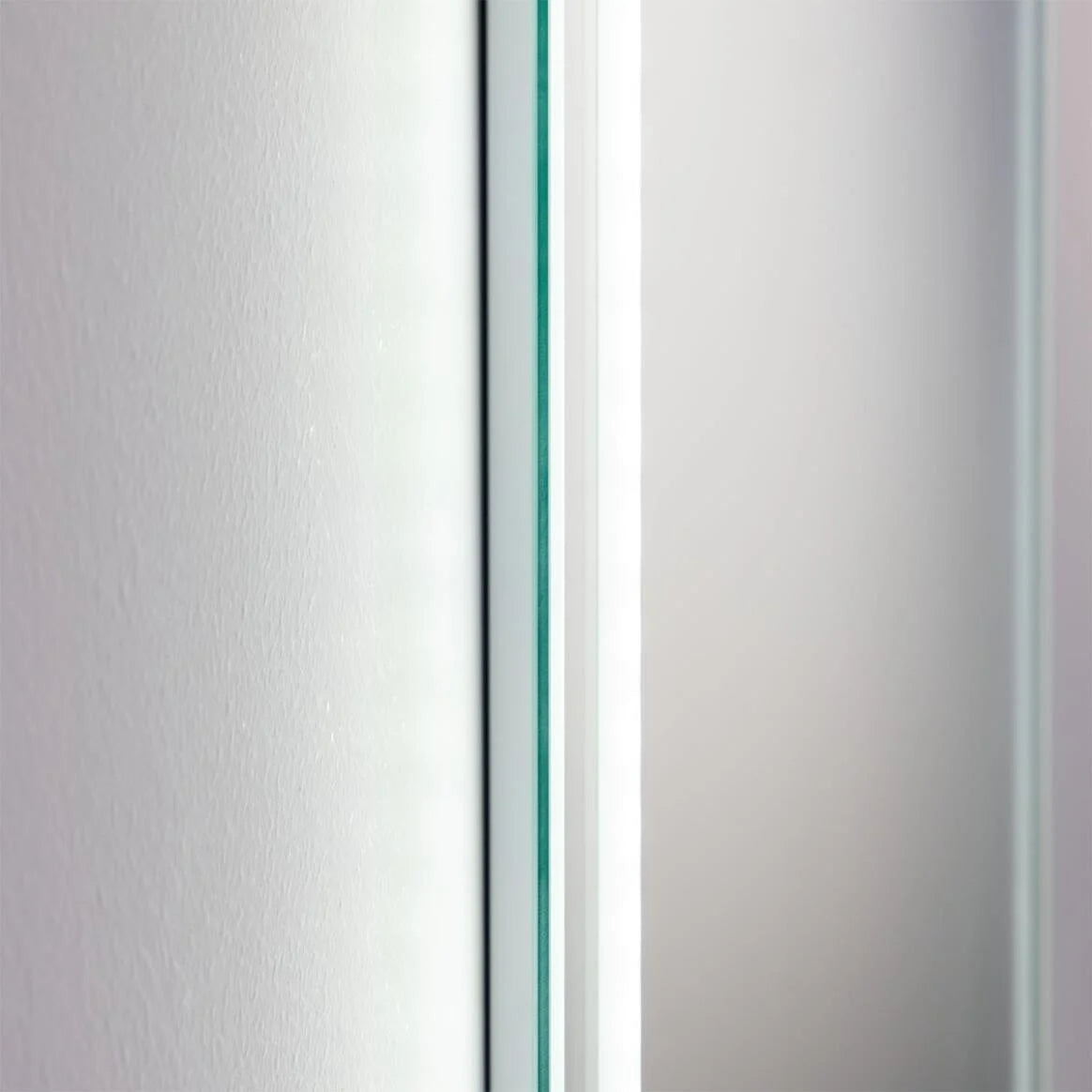 Miroir de salle de bain rectangulaire à LED Seia