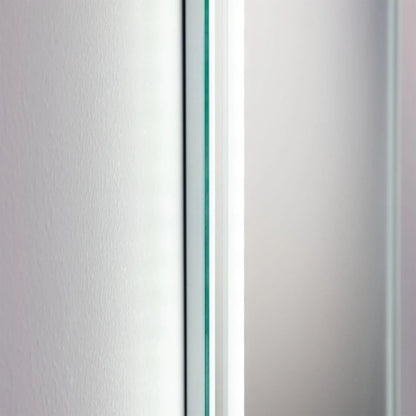 Miroir de salle de bain rectangulaire à LED Seia