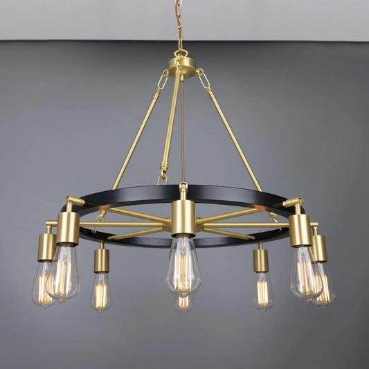 Lustre moderne Duleek à huit lumières