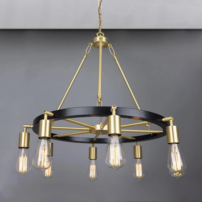 Lustre moderne Duleek à huit lumières