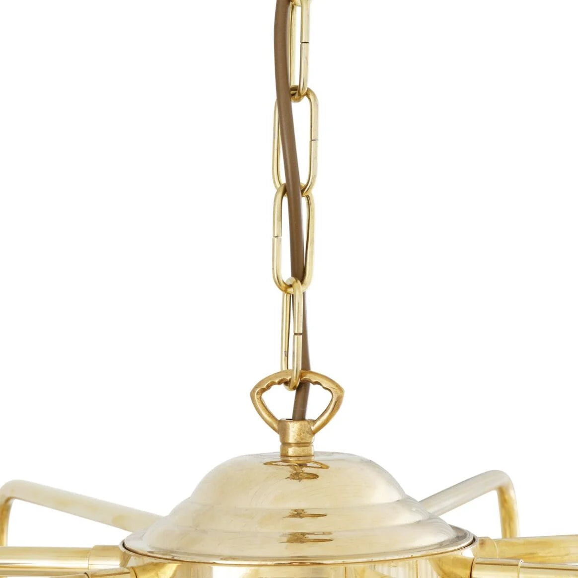 Lustre globe Rome style milieu du XXe siècle, huit lumières