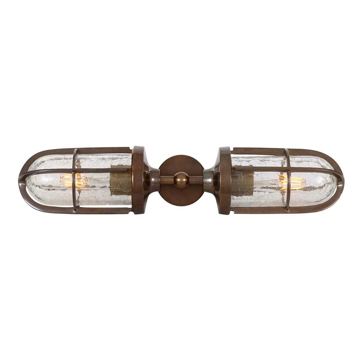 Clayton Double Well Glass Wall Light 