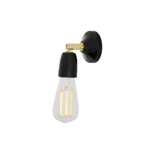 Applique murale pivotante Caltra Small avec douille en céramique